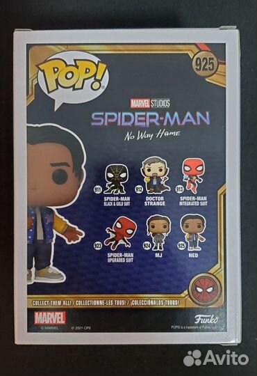 Funko Pop Boble Marvel Spider-Man NWH Ned 925