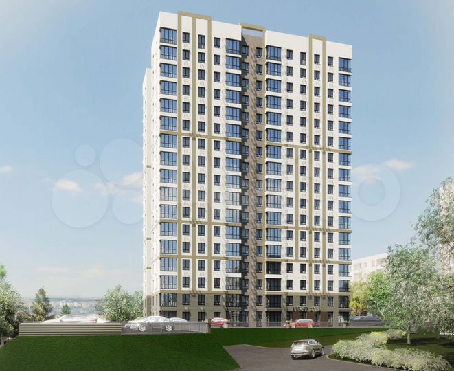 2-к. квартира, 55,5 м², 10/17 эт.