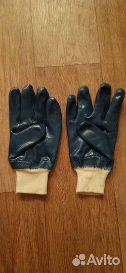 Перчатки рабочие прорезиненные