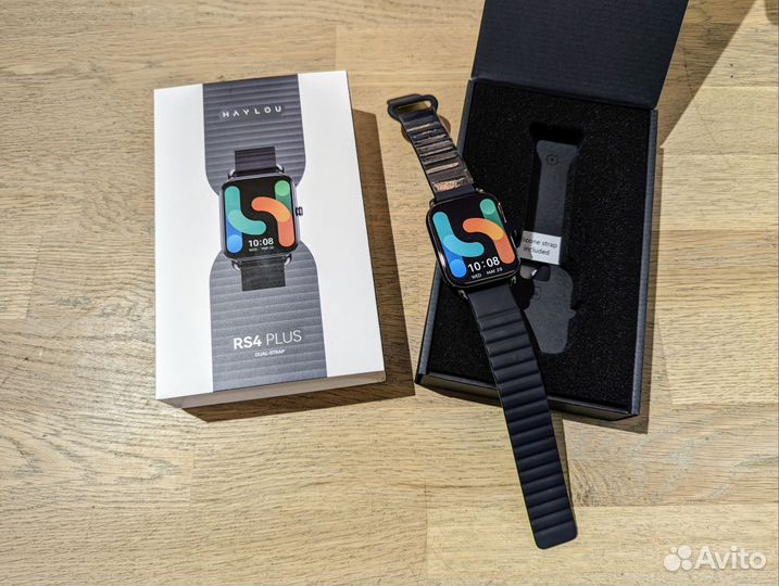 Умные часы Haylou RS4 plus, черные