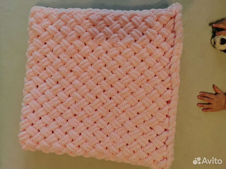 Плед из alize puffy