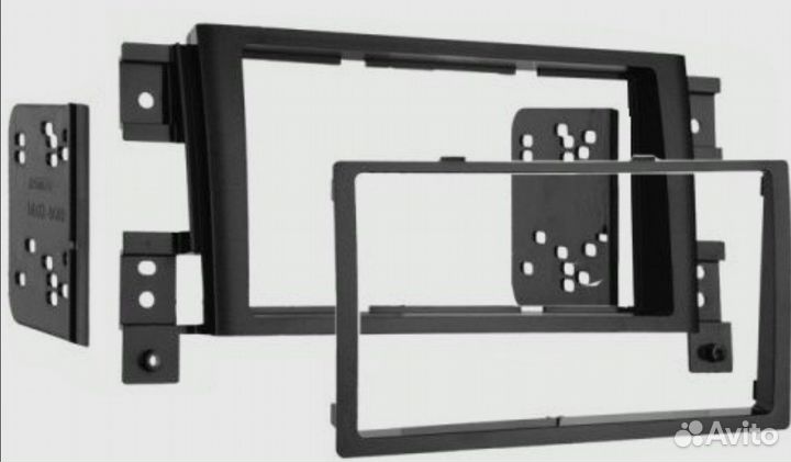 Рамка Suzuki Grand Vitara 2005-14 (крепеж) 2 DIN