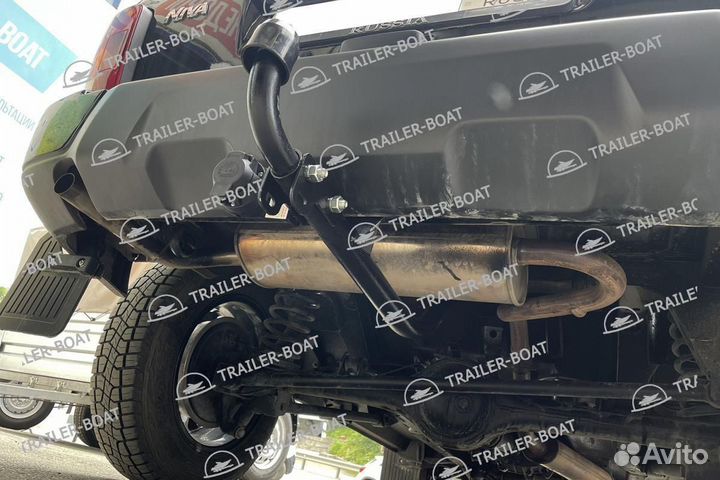 Фаркоп на Лада 4x4 2131 Нива 1993-XX, рама и крюк шар 50 мм, 45453