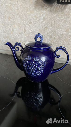 Чайник заварочный фарфоровый большой