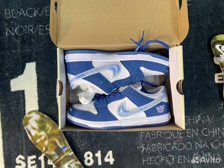 Кроссовки Dunk Low SB x Born X Raised