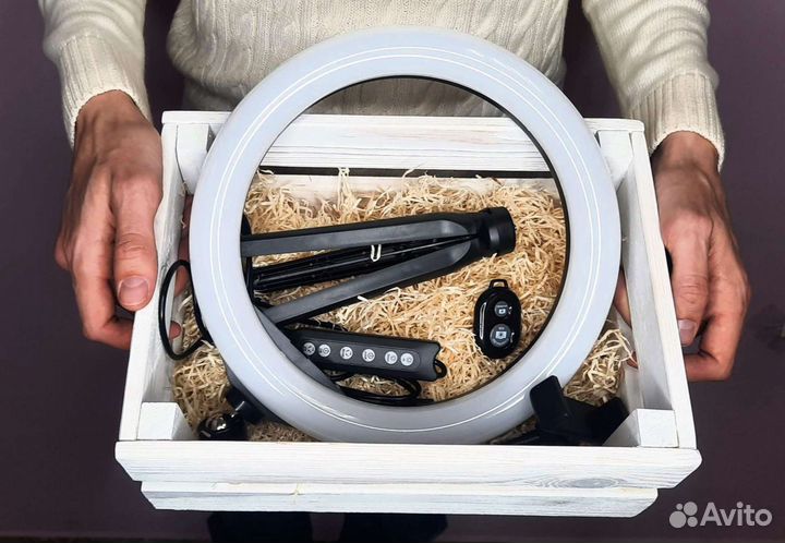 Кольцевая лампа 26, 33 45 см. Led, RGB со штативом