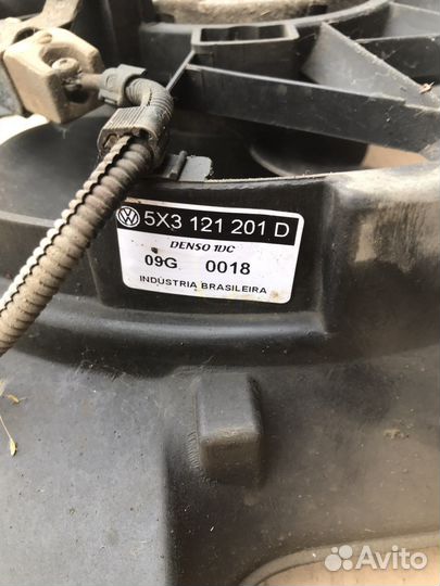 Вентилятор радиатора volkswagen pointer 1.0 bjr