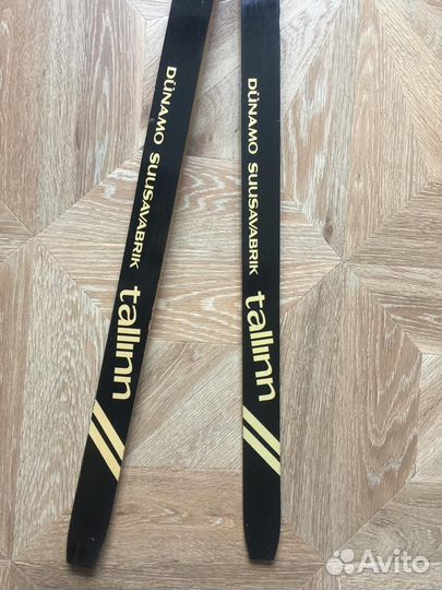 Винтажные лыжи Tallinn Dunamo ussr 1988 новые