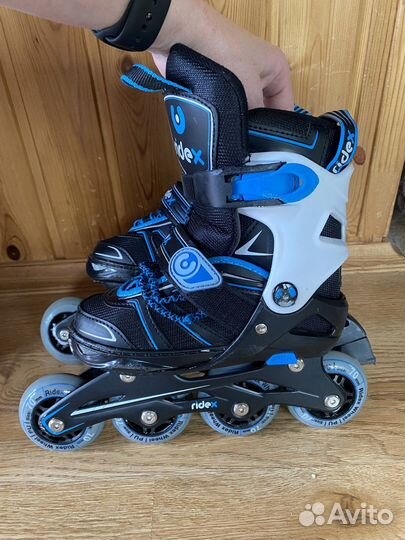 Роликовые коньки детские с защитой ridex 29-33