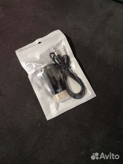 Переходник hdmi - VGA новый +Audio кабель