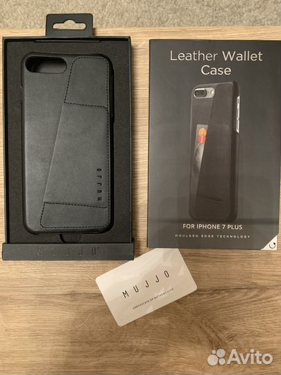 Чехол для iPhone 8 plus Mujjo (оригинал)