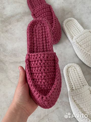 Мюли вязаные женские