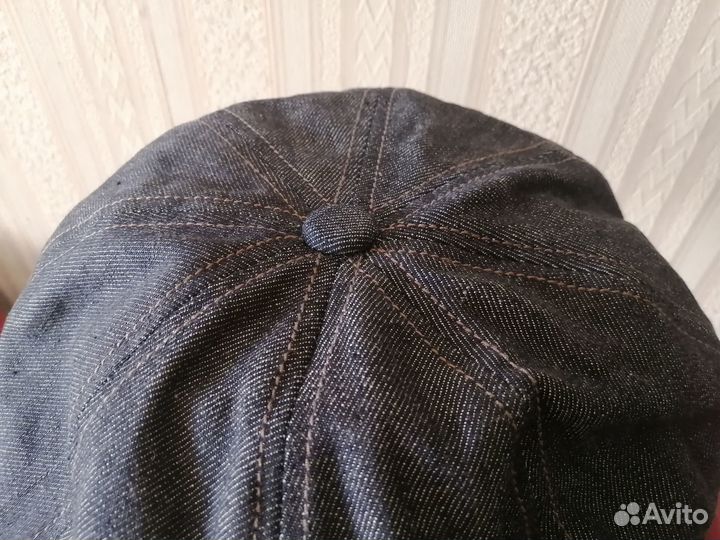 Кепка джинсовая, восьмиклинка