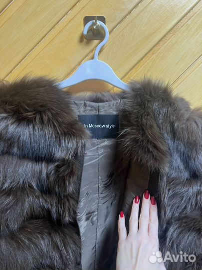 Шуба трансформер песец