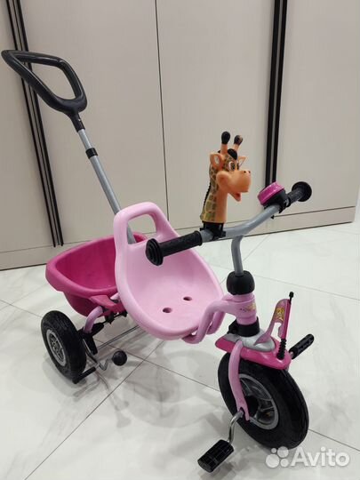 Детский велосипед с ручкой puky