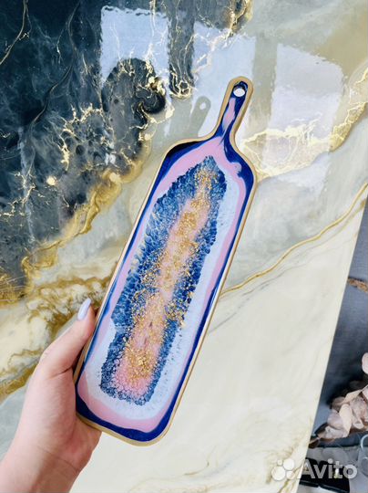 Подарочный набор для кухни, декора, сфрная тарелка