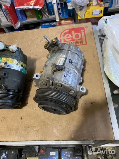 Компрессор кондиционера на Mercedes-Benz W202