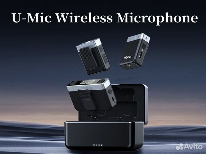 Беспроводной петличный микрофон Ulanzi U-Mic AM18