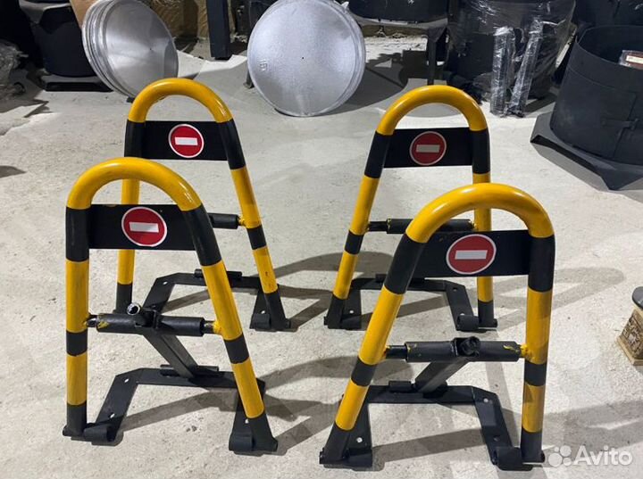 Автомобильный парковочный барьер/стопер большой