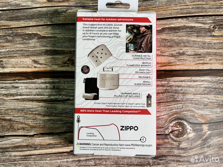 Каталитическая грелка для рук Zippo на 12 часов