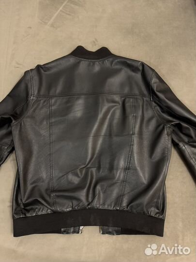 Кожана куртка мужская
