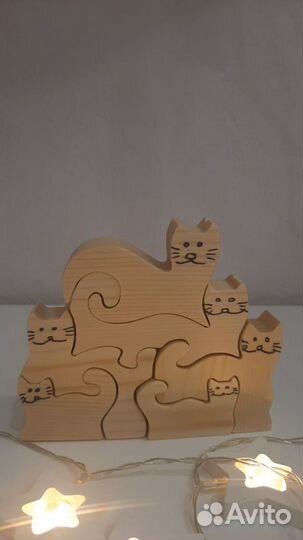 Деревянные пазлы