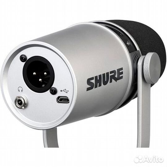 Микрофон Shure motiv MV7 USB, серебристый MV7-S