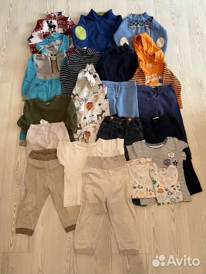 Пакет вещей на мальчика размер 86
