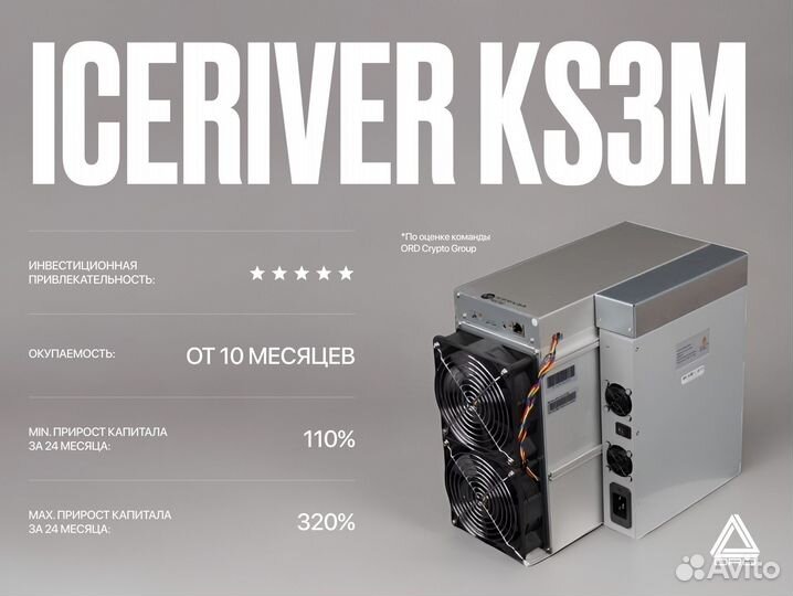 Asic майнер iceriver KS3M