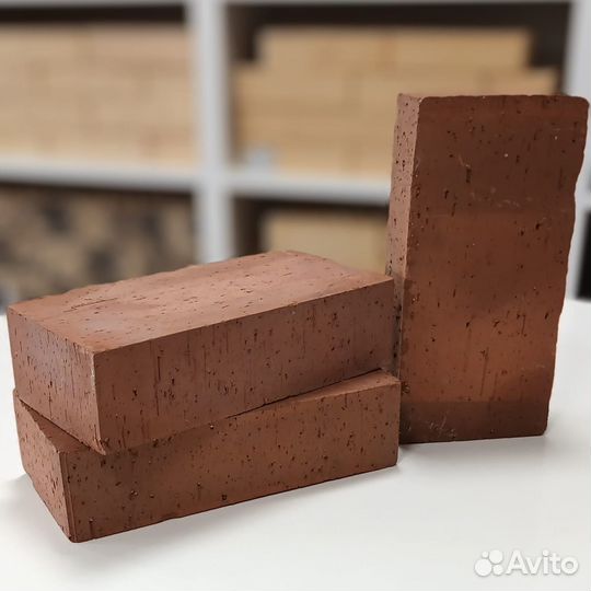 Кирпич Красный Риф полнотелый Керма