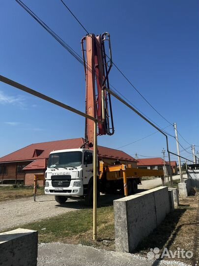 Услуги бетононасоса