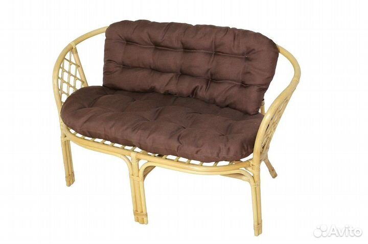 Диван двухместный из Ротанга