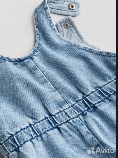 Джинсовый комбенизон h&m (68,74,80)