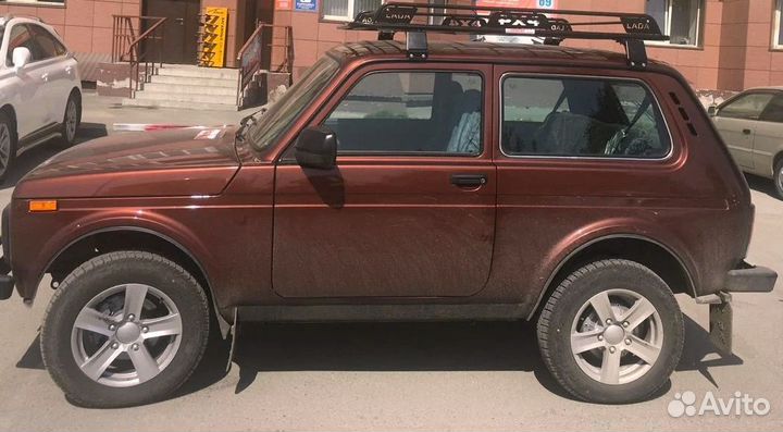 Багажник экспедиционный на Ниву Ваз 2121 с бортами