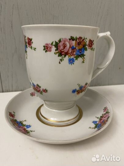 Бокал - гигант Дулево фарфор