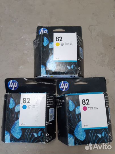 Картриджи hp 82 69ml