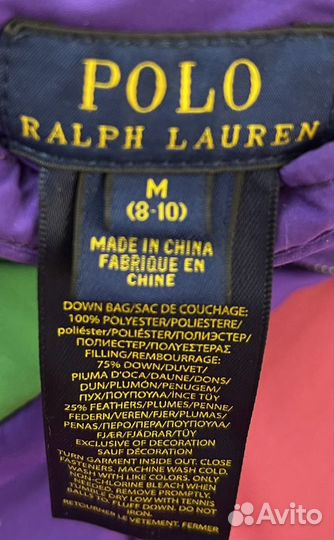 Жилет пуховой polo Ralph Lauren 8-10лет