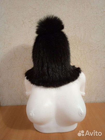 Шапка норковая женская