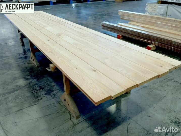 Доска пола 27*141*4000 мм сорт C лиственница