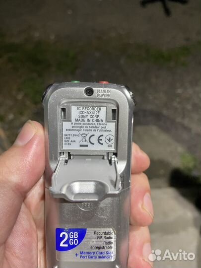 Диктофон sony AX412F