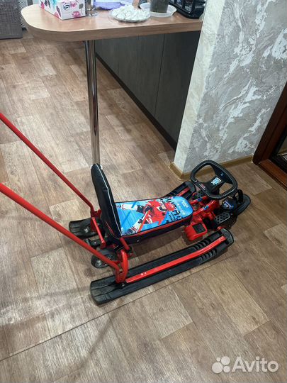 Снегокат с колесами