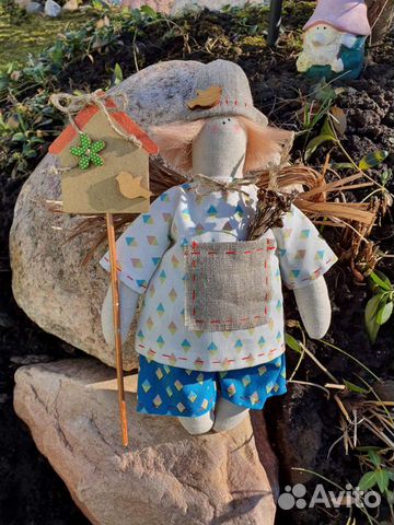 Садовый ангел (Пугало) в стиле Тильда