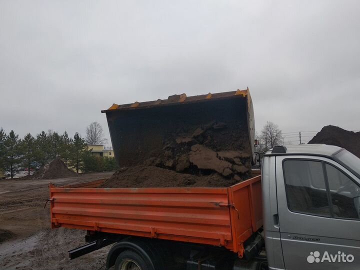 Земля плодородная. Грунт растительный. Чернозем