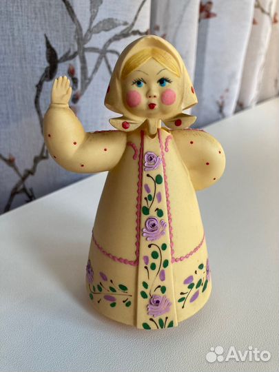 Антикварная статуэтка-качалка 