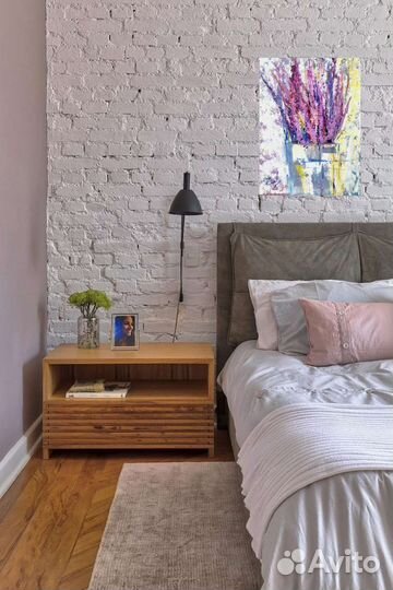 Картина маслом на холсте цветы лаванды. Прованс