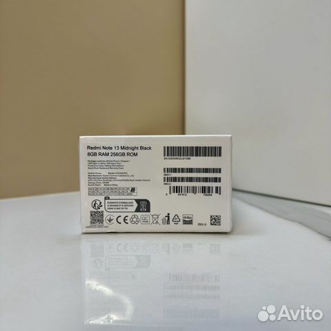 Xiaomi Redmi Note 13, 8/256 ГБ объявление продам