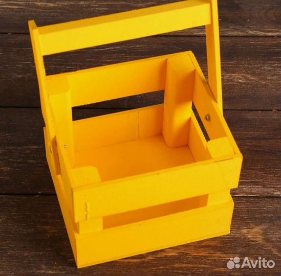 Кашпо деревянное 12*11*9