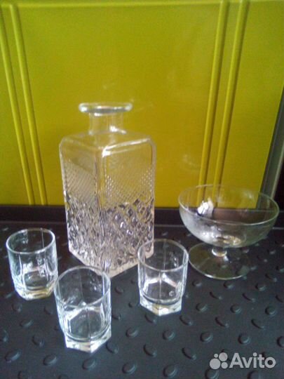 Хрусталь, фужеры ссср, кастрюля 6л и др