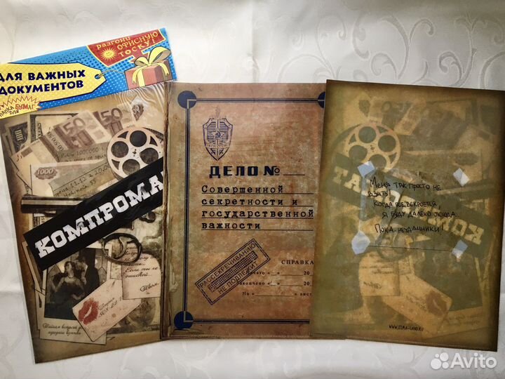 Папка для документов a4 Спички Блокнот Магнит