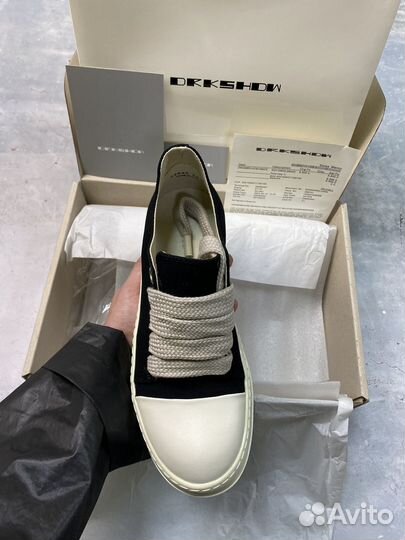 Rick owens drkshdw low jumbo lace